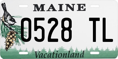 ME license plate 0528TL