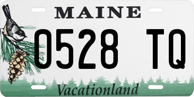 ME license plate 0528TQ