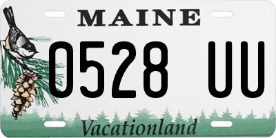 ME license plate 0528UU