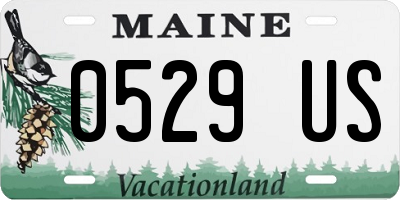 ME license plate 0529US