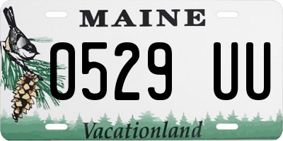 ME license plate 0529UU