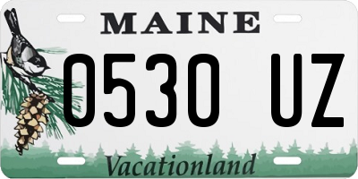 ME license plate 0530UZ