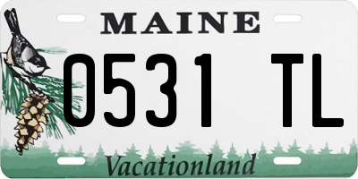 ME license plate 0531TL