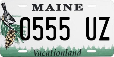 ME license plate 0555UZ