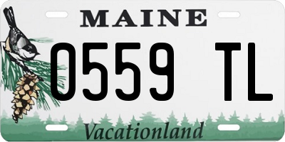 ME license plate 0559TL