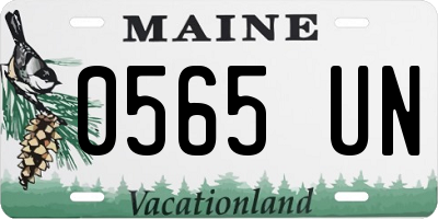 ME license plate 0565UN
