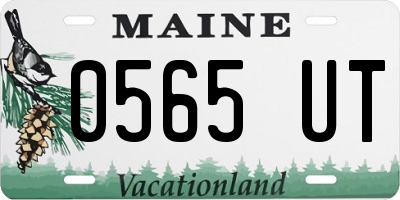 ME license plate 0565UT