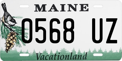 ME license plate 0568UZ