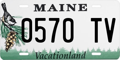 ME license plate 0570TV
