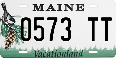 ME license plate 0573TT