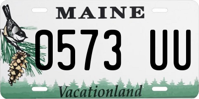 ME license plate 0573UU