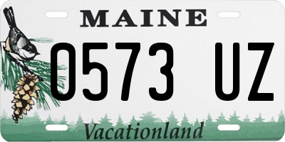 ME license plate 0573UZ