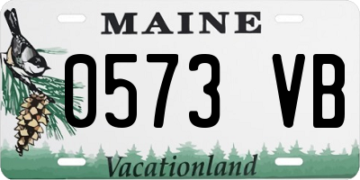 ME license plate 0573VB