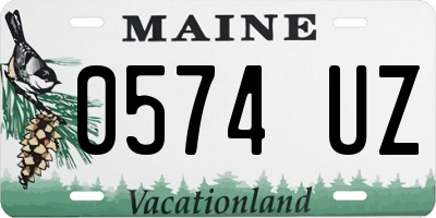 ME license plate 0574UZ