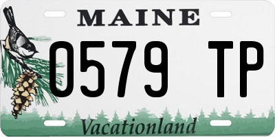 ME license plate 0579TP