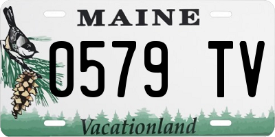 ME license plate 0579TV