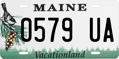 ME license plate 0579UA