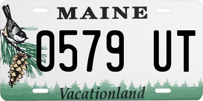 ME license plate 0579UT