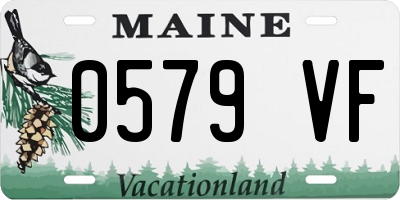 ME license plate 0579VF