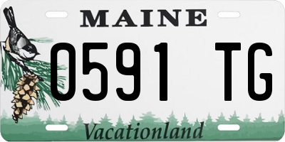 ME license plate 0591TG