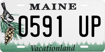 ME license plate 0591UP