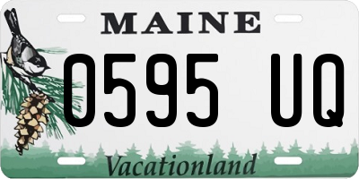 ME license plate 0595UQ
