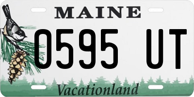 ME license plate 0595UT