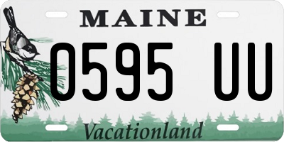 ME license plate 0595UU