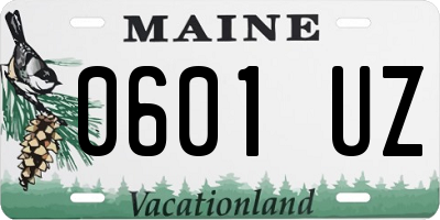 ME license plate 0601UZ