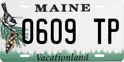 ME license plate 0609TP