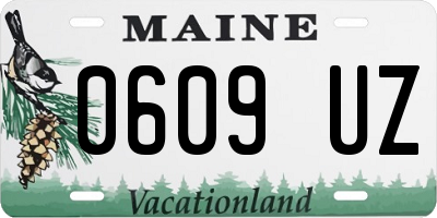 ME license plate 0609UZ