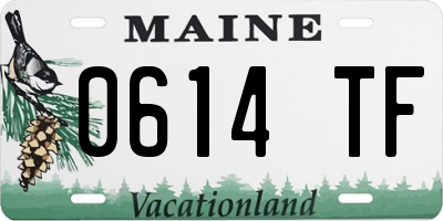 ME license plate 0614TF