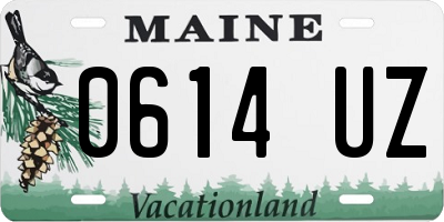 ME license plate 0614UZ