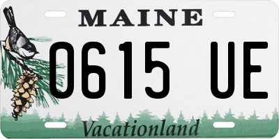 ME license plate 0615UE