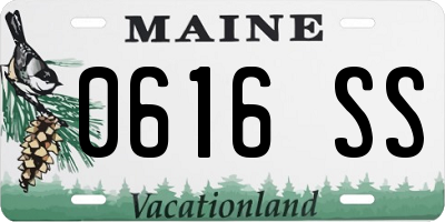 ME license plate 0616SS