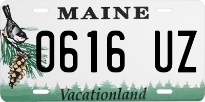 ME license plate 0616UZ