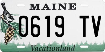 ME license plate 0619TV