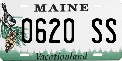 ME license plate 0620SS