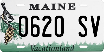 ME license plate 0620SV
