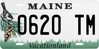ME license plate 0620TM