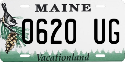 ME license plate 0620UG