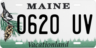 ME license plate 0620UV