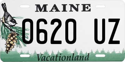 ME license plate 0620UZ