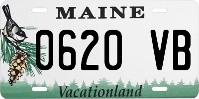 ME license plate 0620VB