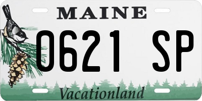 ME license plate 0621SP