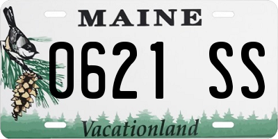 ME license plate 0621SS