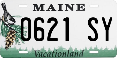 ME license plate 0621SY
