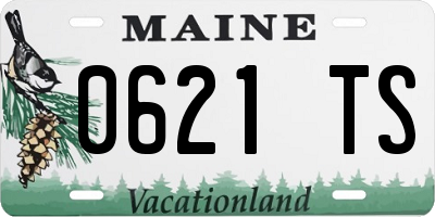ME license plate 0621TS