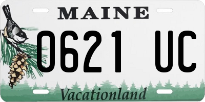 ME license plate 0621UC