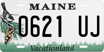 ME license plate 0621UJ